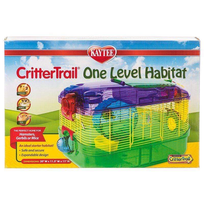 Kaytee Small Pet 16"L x 10.5"W x 11"H Kaytee CritterTrail One Level Habitat - Multi Colored