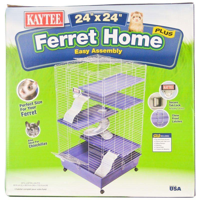 Kaytee Small Pet 42"L x 24"W x 16.5"H Kaytee Ferret Home Plus