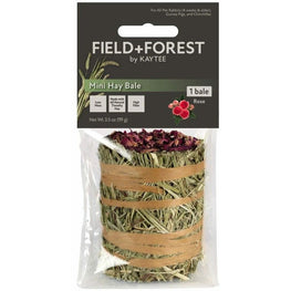 Kaytee Small Pet 1 count Kaytee Field and Forest Mini Hay Bale Rose