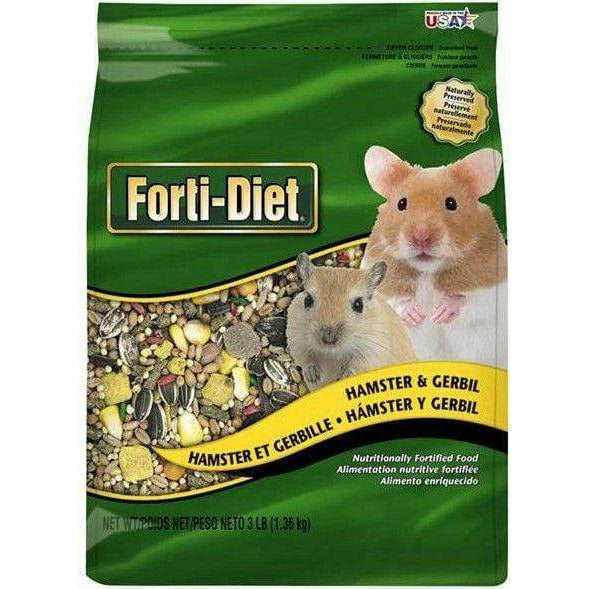 Kaytee Small Pet 3 lbs Kaytee Hamster And Gerbil Food Fortified With Vitamins And Minerals For A Daily Diet