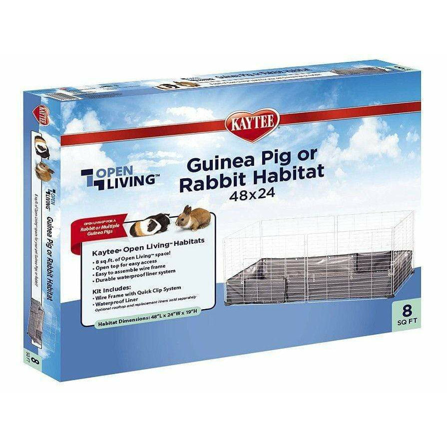 Kaytee Small Pet 3 count Kaytee Open Living Guinea Pig and Rabbit Habitat 48" x 24"