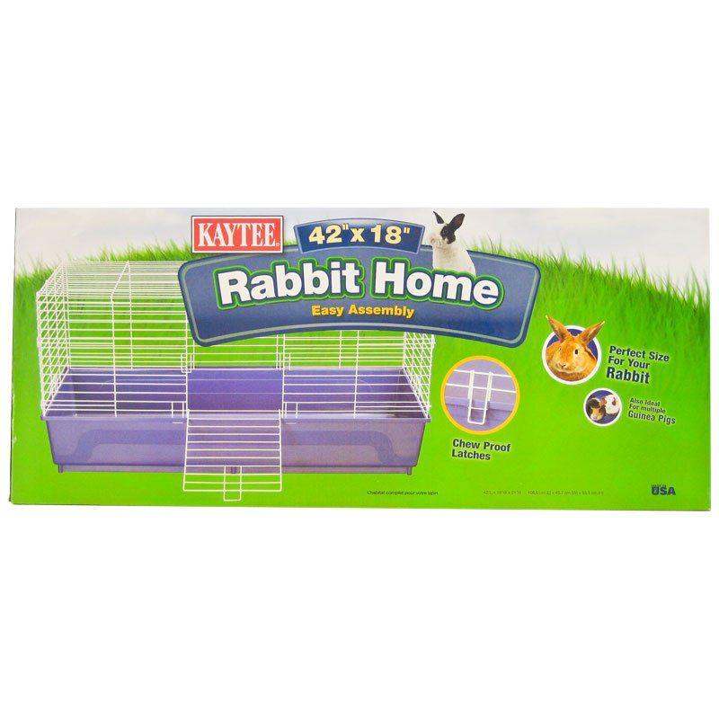 Kaytee Small Pet 42"L x 18"W x 19.5"H Kaytee Rabbit Home