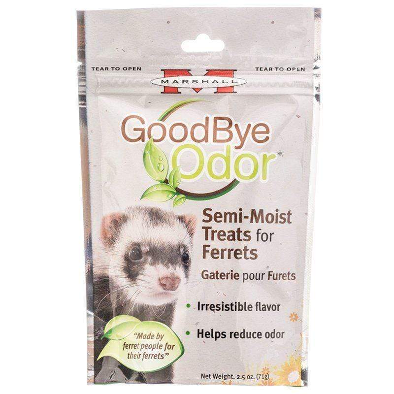 Marshall Small Pet 2.5 oz Marshall Goodbye Odor Semi-Moist Treats for Ferrets