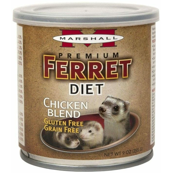 Marshall Small Pet 9 oz Marshall Premium Ferret Diet Chicken Entrée