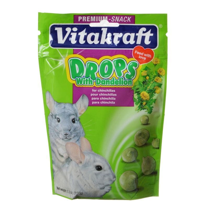 Vitakraft Small Pet 5.3 oz Vitakraft Drops with Dandelion for Chinchillas