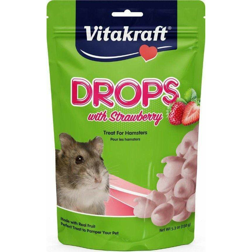 Vitakraft Small Pet 5.3 oz VitaKraft Drops with Strawberry for Hamsters
